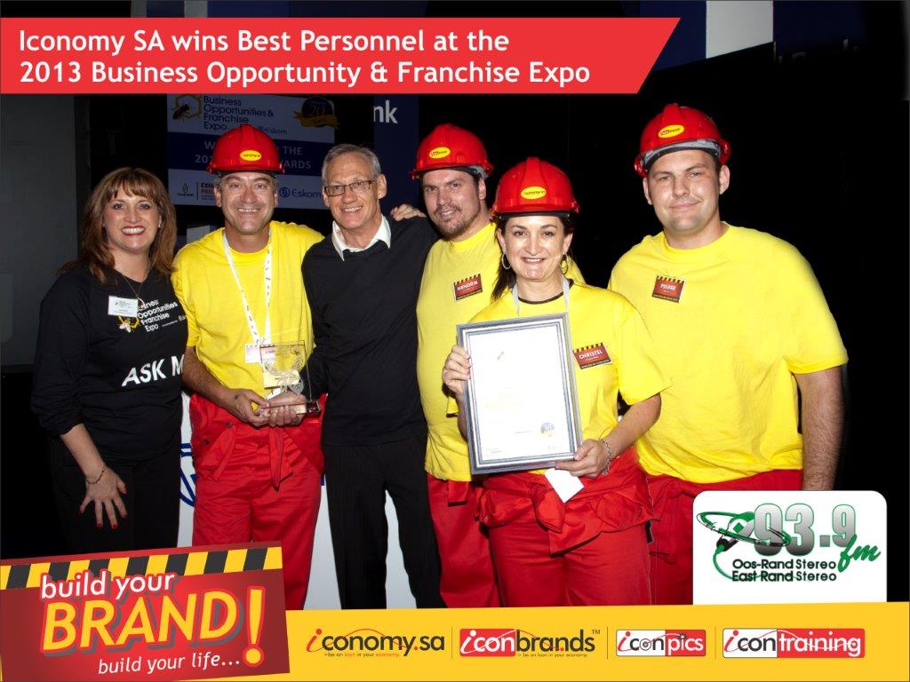 iconomy SA wins best personnel at the 2013 Business Opportunity & Franchise Expo